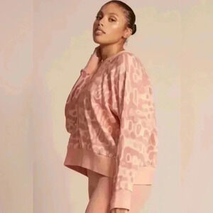 Adidas 11 Honore Animal Print Plus Size Pullover Sweatshirt Size 4X